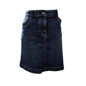 Ann Taylor Loft 5 Pocket Style Medium Wash Jean Skirt Womens Size 4